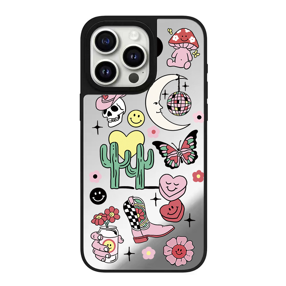 Phone Case For Iphone 16 Mirror Design Simple Creative Style_voghion.com