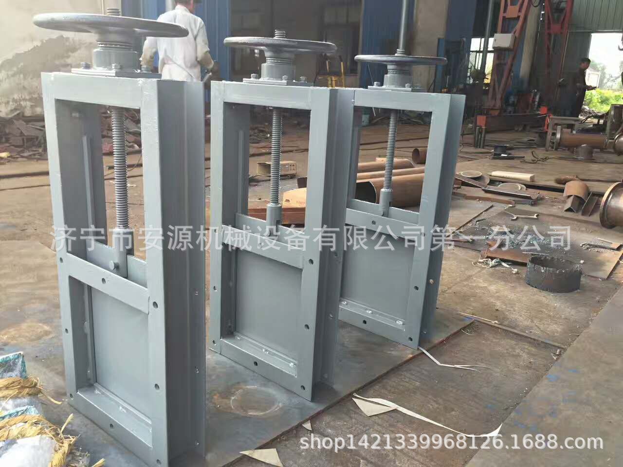 手动密封型插板阀 全封闭螺旋插板阀 手动平板闸门