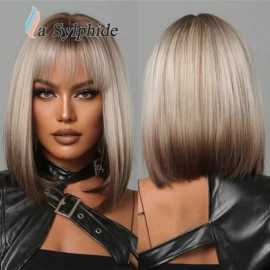 假发长卷发;长直发假发;假发短直发