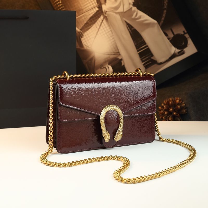 2025 New Chain Dionysus Bag For Women Retro Underarm Bag High-End Luxury Genuine Leather Fashion Shoulder Crossbody Bag - Thumbnail 7