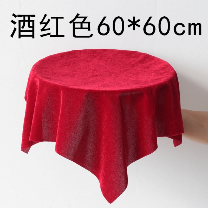 賞トレイ布 赤い布 ベルベット オープニングセレモニー用品 ゴールドベルベット ダークレッド 赤いカバー布|undefined