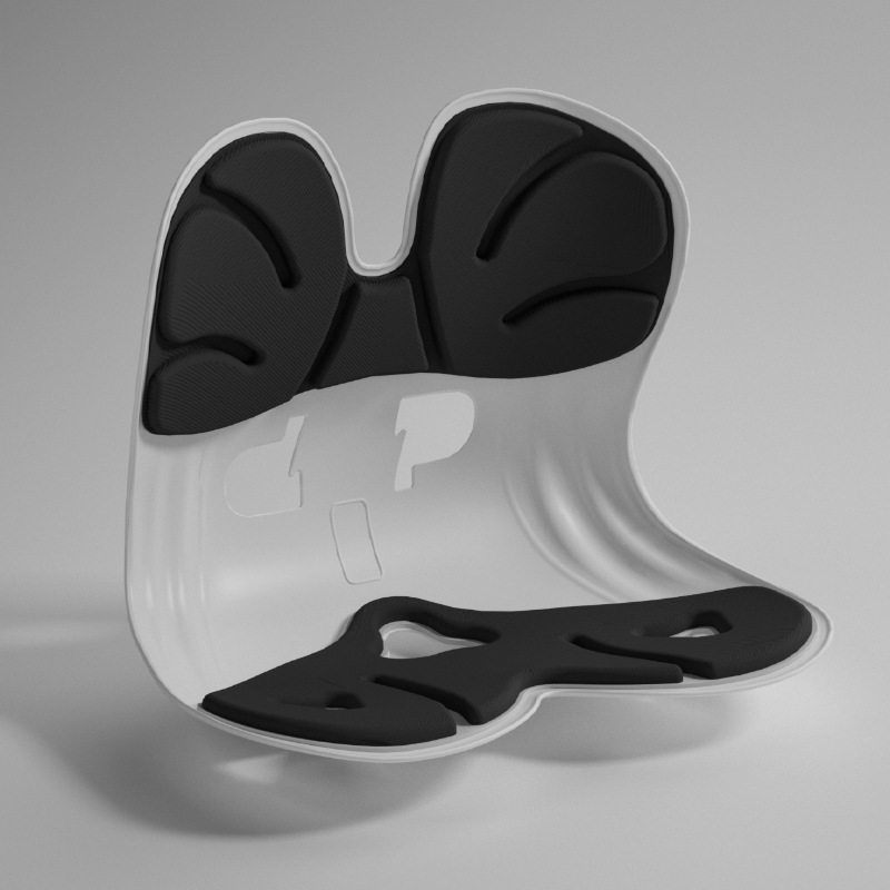 Cojín de asiento de corrección de postura, cojín de asiento de asiento de postura de protección de cintura, cojín de respaldo integrado ergonomico de oficina