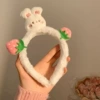 White rabbit, strawberry
