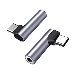 国境を越えたデジタル type-c オーディオ アダプター typec から 3.5 ヘッドフォン アダプター、Huawei および Apple 携帯電話に適しています