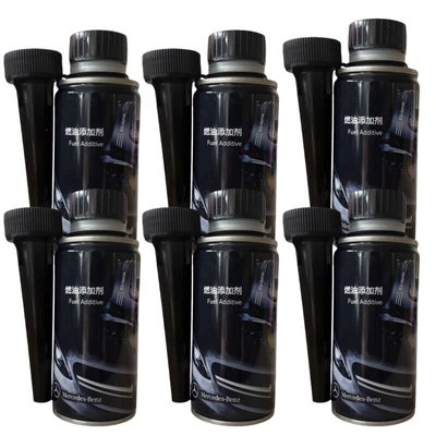 for carbon removal, Motor gasoline additive - six-bottles-of-mercedes-benz-fuel-additives