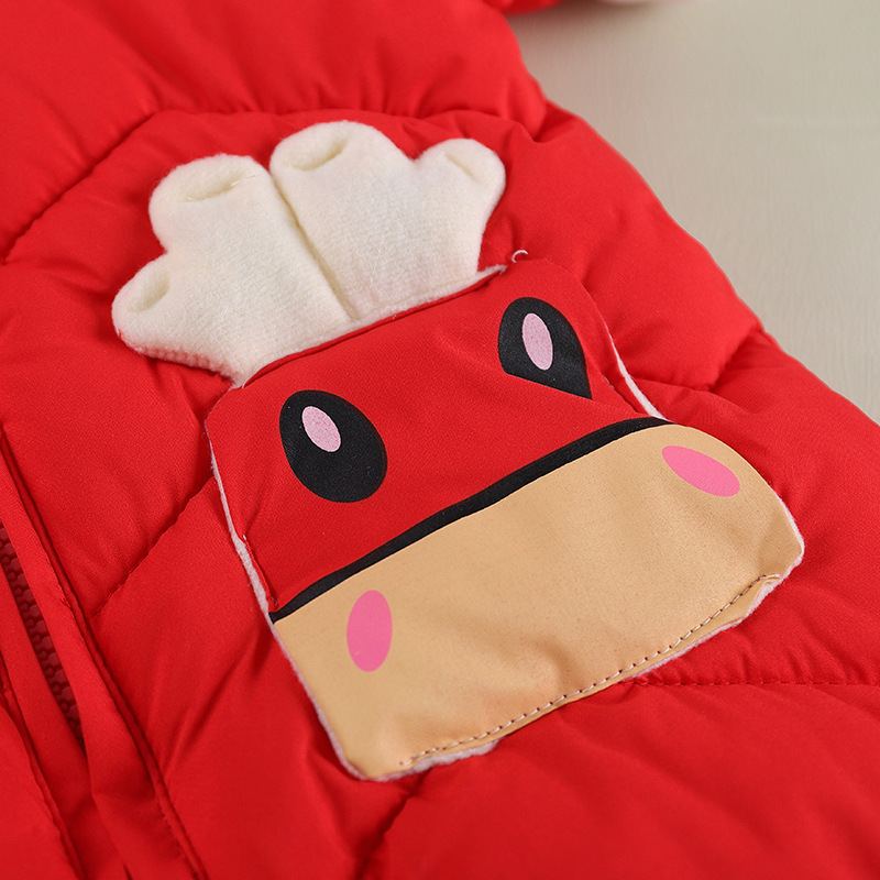 2025 nuevo algodón infantil invierno invierno invierno baby camiseta ropa infantil de algodón grueso