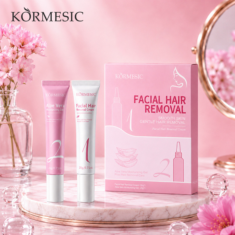 Transfronterizo KORMESIC Kit de depilación facial Kit de depilación suave comercio exterior al por mayor image 5