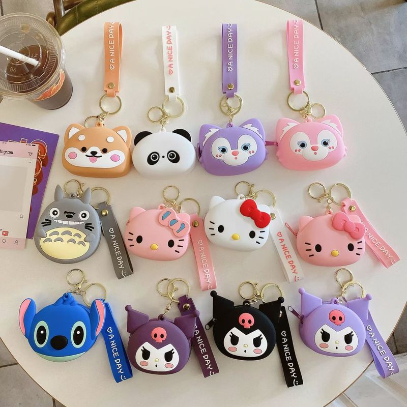 Popular Cartoon Sanrio Silicone Coin Purse Cute Children's Silicone Coin Purse Cartoon Silicone Storage Bag Wholesale Popular Cartoon Sanrio Silicone Coin Purse Cute Children's Silicone Coin Purse Cartoon Silicone Storage Bag Wholesale