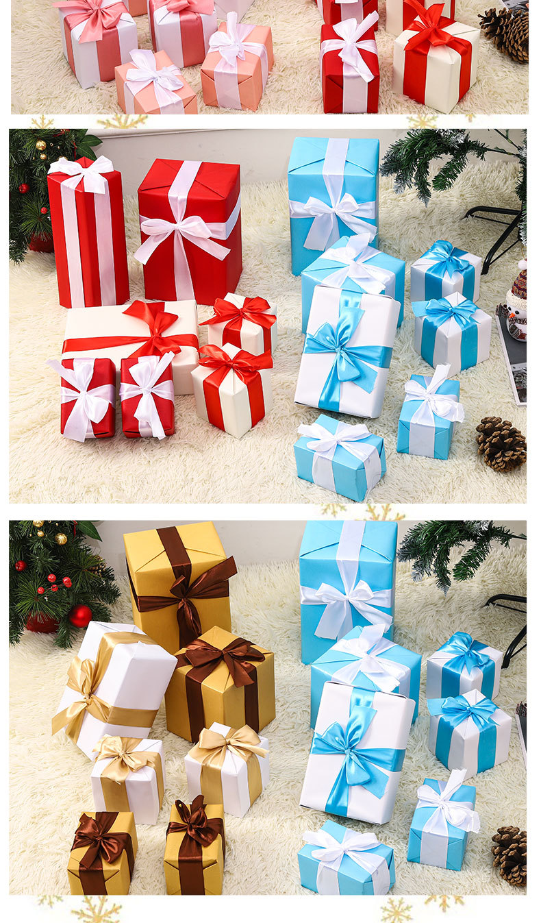 Conjunto de 7 peças para decoração de Natal - Decoração festiva para árvore, cenários para hotéis e vitrines, tema natalino vermelho e verde._voghion.com