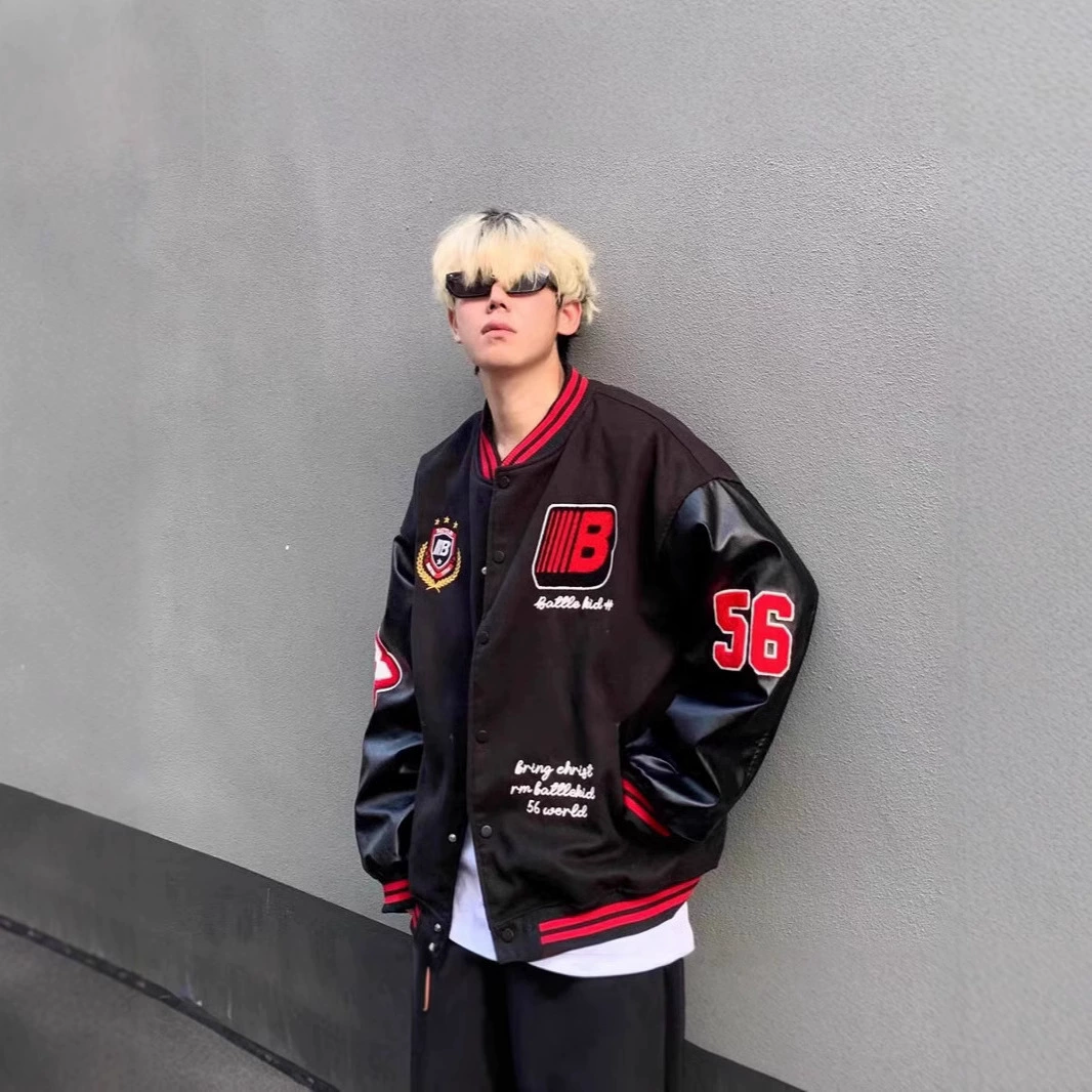 Чао фирменный пиджак мужской весенний осенний бейсбольный костюм мужской весенний осенний красивый мужской повседневный осенний костюм