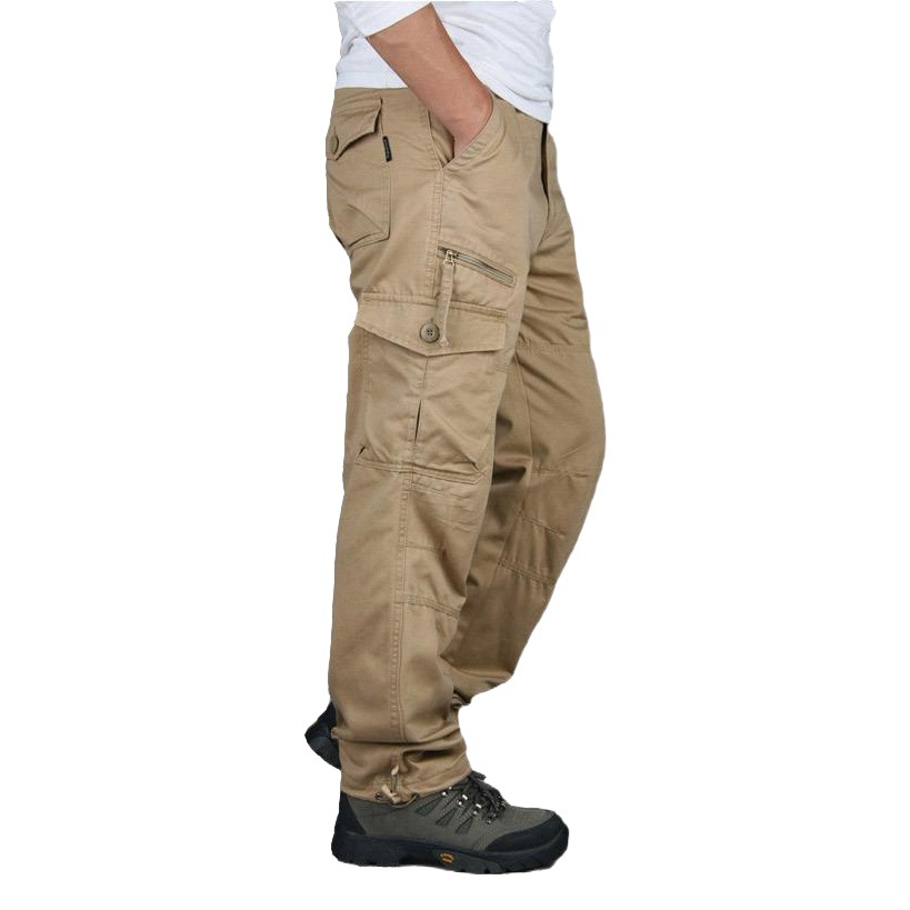 Transfronterizo AliExpress primavera y otoño pantalones casuales de los hombres Pantalones rectos sueltos de los hombres multi-Cinturón de Europa y América más el tamaño de los pantalones de los hombres