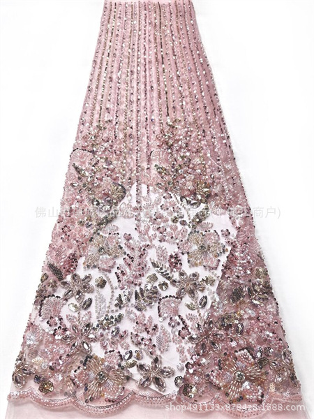 Fabricantes de cabello recto de mano pesada taladro de tela de perforación en caliente Europa y América vestido de boda transfronterizo vestido de moda tela