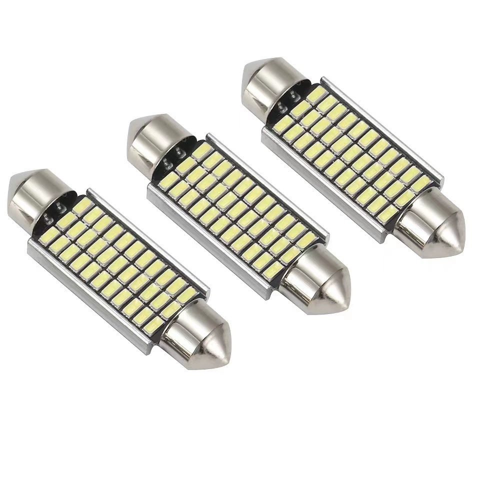 Автомобильный светодиодный светильник на крышу cnabus double Point 3014 31/36/39/41 мм декодирование лампа для чтения подсветка номерного знака