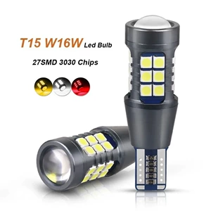 Avtomobil LED T15 3030 27SMD Dönüş Siqnalı, Əyləc, Yüksək Parlaqlıqlı Arxa İşıq