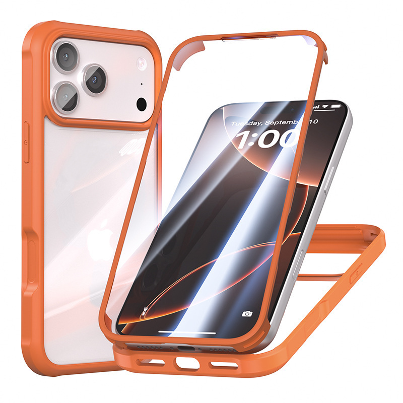 新款苹果17手机壳iphone17pro双面全包保护套跨境亚马逊工厂适用|undefined