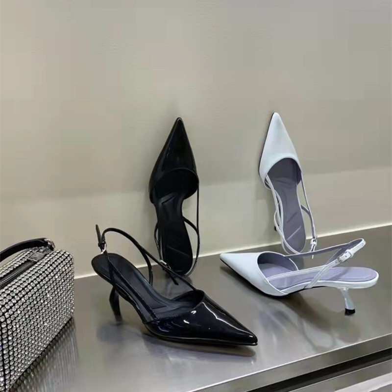 Pointed Toe Closed-Toe Sandals for Women, Summer 2026 New Style, Back Strap, Thin Heel, Open Back High Heels for Women, Summer New Style Pointed Toe Closed-Toe Sandals for Women, Summer 2026 New Style, Back Strap, Thin Heel, Open Back High Heels for Women, Summer New Style