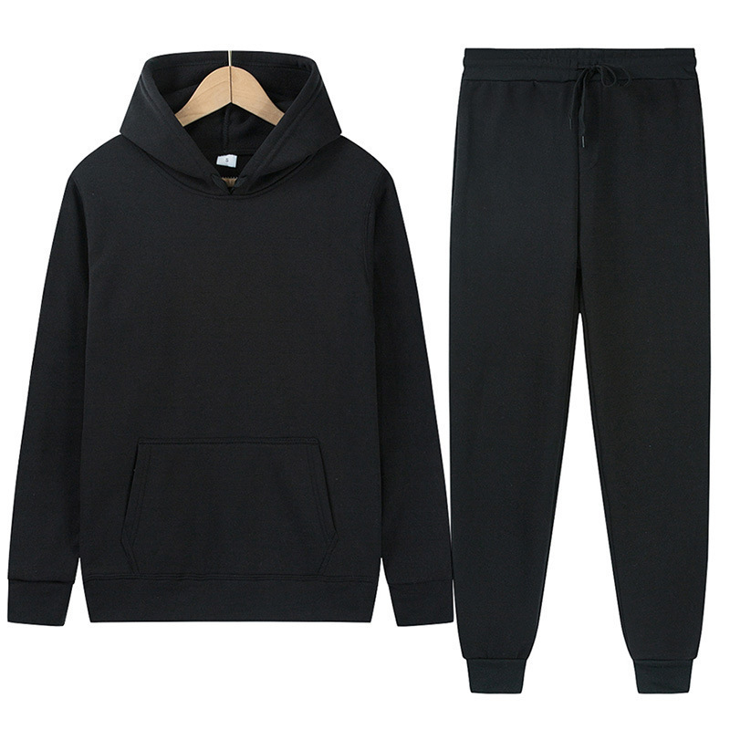 Foreign Trade Men's Sports suit Solid Color Light Plate Fleece Warm Autumn and Winter Sweater Hoodie Loose Sports Pullover Foreign Trade Men's Sports suit Solid Color Light Plate Fleece Warm Autumn and Winter Sweater Hoodie Loose Sports Pullover