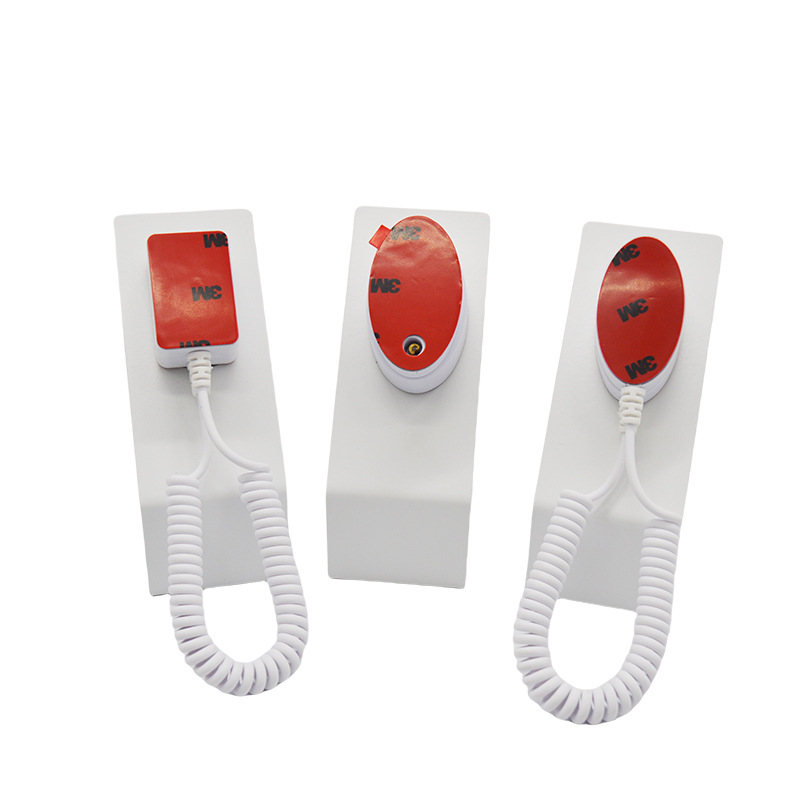 L型金属烤漆手机防盗展示架托 模型陈列 弹簧绳钢丝拉线器