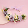 Headband, hair accessory suitable for photo sessions for bride, European style, for bridesmaid