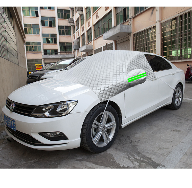 Car Snow Cover, Extended and Thickened Front Windshield Snow Shield, Car Snow Shield, Window Frost and Freeze Protection, Car Half Cover