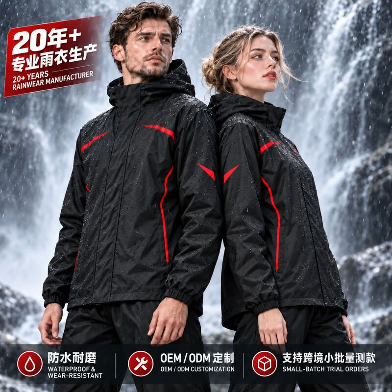 Cross-border cycling rain suit, unisex, thickened for heavy rain, suitable for electric bikes, motorcycles, and outdoor use Cross-border cycling rain suit, unisex, thickened for heavy rain, suitable for electric bikes, motorcycles, and outdoor use