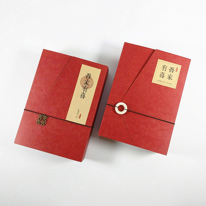 厂家批发满月诞生礼喜饼盒山姆喜糖盒子结婚伴手礼喜糖盒空盒简约