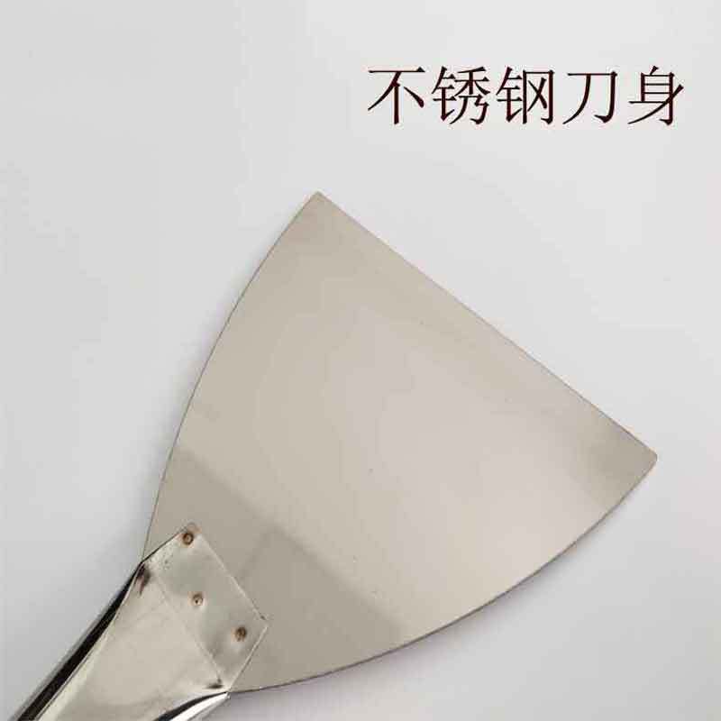 全不锈钢油灰刀批灰腻子刀清洁铲墙铲刀刮刀抹刀加厚不锈钢灰刀