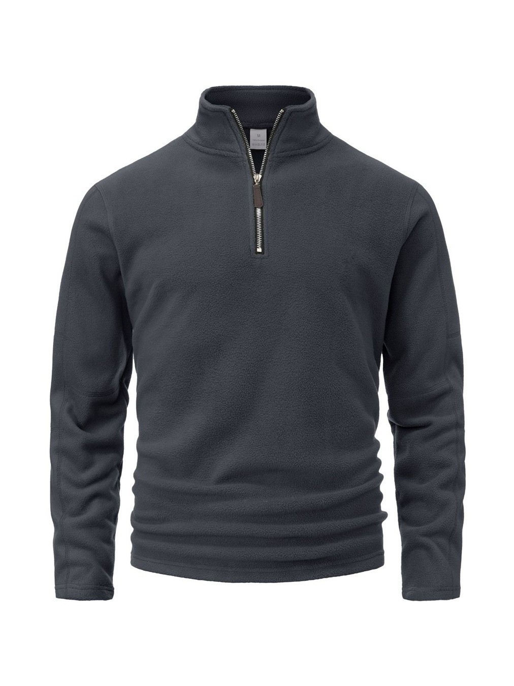 Otoño e invierno transfronterizos, suéter de media cremallera para hombres, 100 trajes de terciopelo empalmados, chaquetas de fitness y carreras para hombres