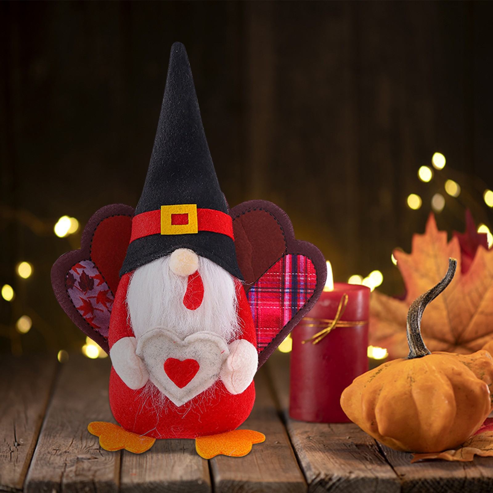 Turquía muñeca sin rostro otoño color cosecha Festival decoración Cruz-frontera nueva acción de gracias pavo estilo decoración muñeca