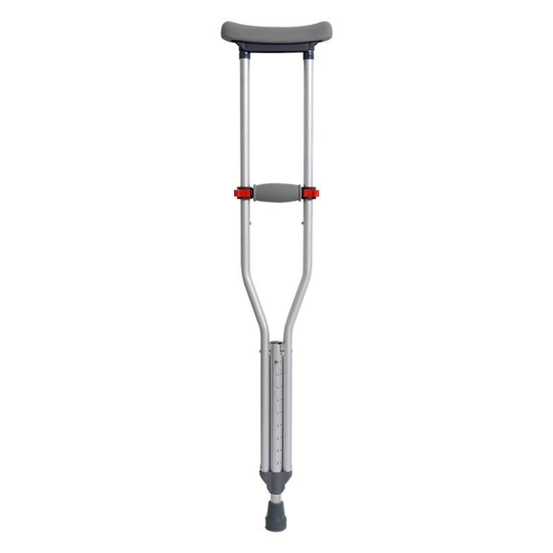 Bishide muletas axilas ayuda para caminar para los ancianos y discapacitados muletas individuales muletas antideslizantes de aleación de aluminio ajustables