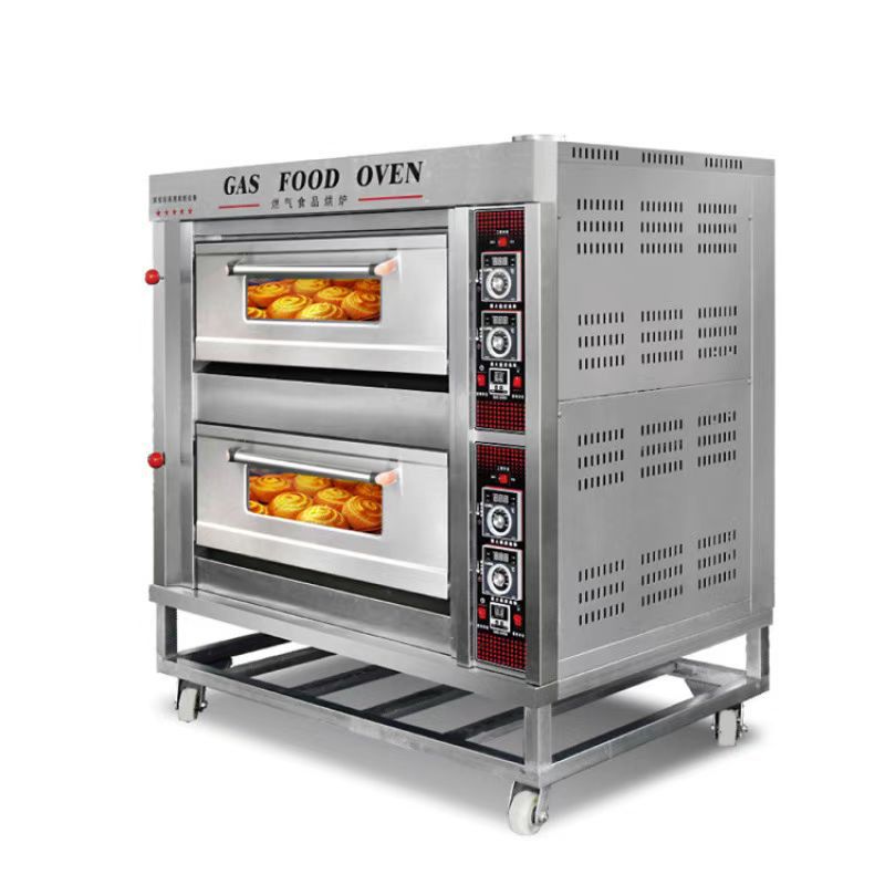 两层四盘烘炉燃气烤箱蛋糕店做面包商用一件代发商用烘焙烤箱