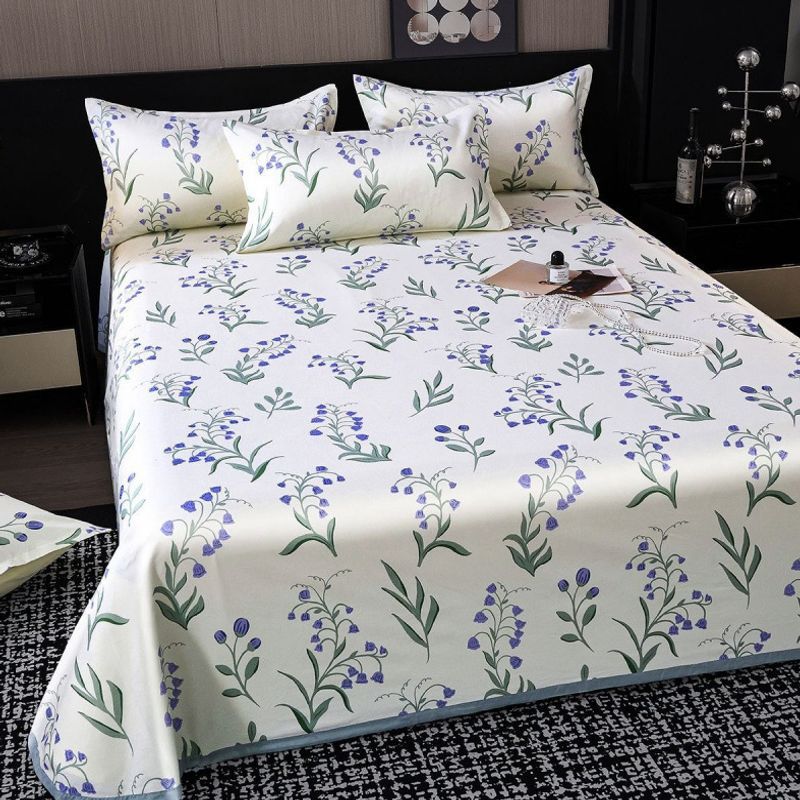 Estera de hielo estera de tres piezas set de estera de verano sábanas caseras dobles una sola pieza lavadora plegable estera de aire acondicionado suave