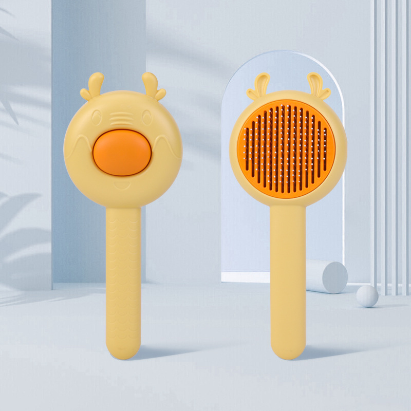 Peine de eliminación de pelo de perro Peine de gato Limpiador de pelo de perro Teddy para pelaje flotante Peine de aguja de bichón Cepillo de nudo abierto Productos para mascotas