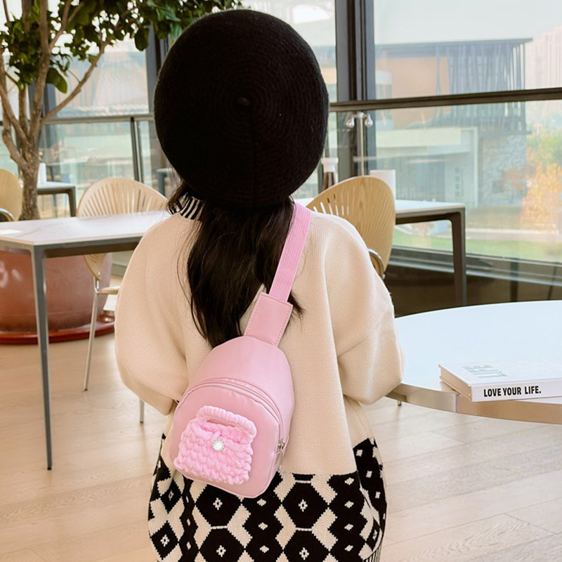 Bolso de niña 2025 nuevo bolso de bebé princesa bolsa de cambio al aire libre bolso de pecho de niña universal