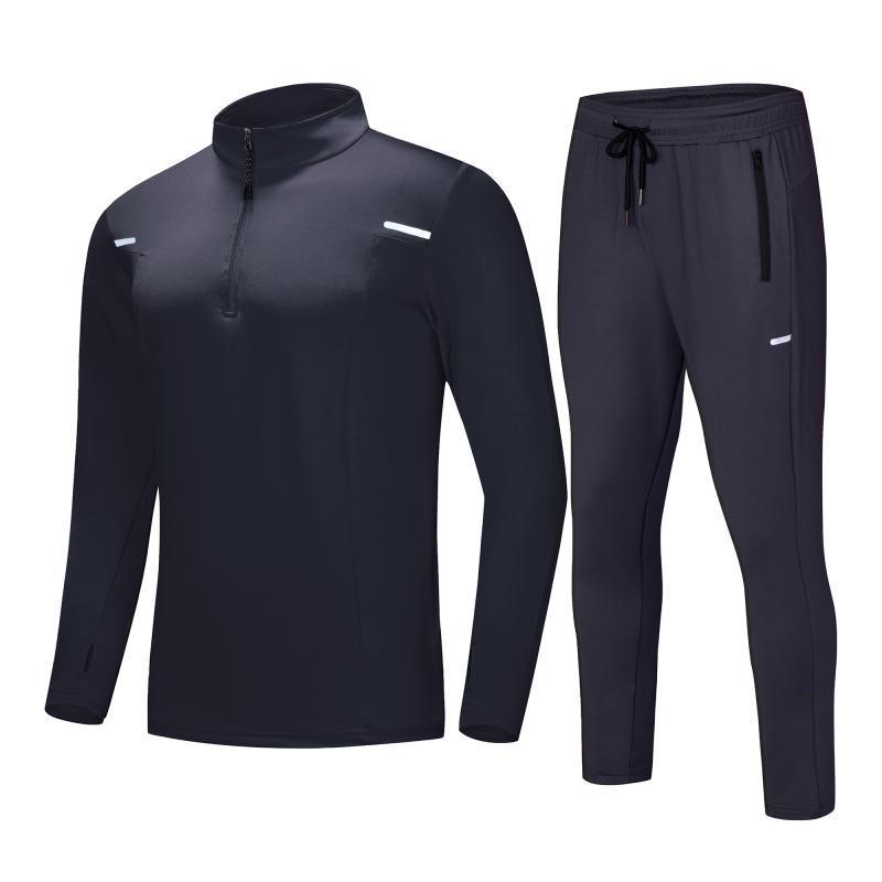 Hao Ao Fitness Suit Men's and Women's Spring Suit Half Zip Quick-drying Clothes Sports Training Sports T Top Long Sleeve Running Ride