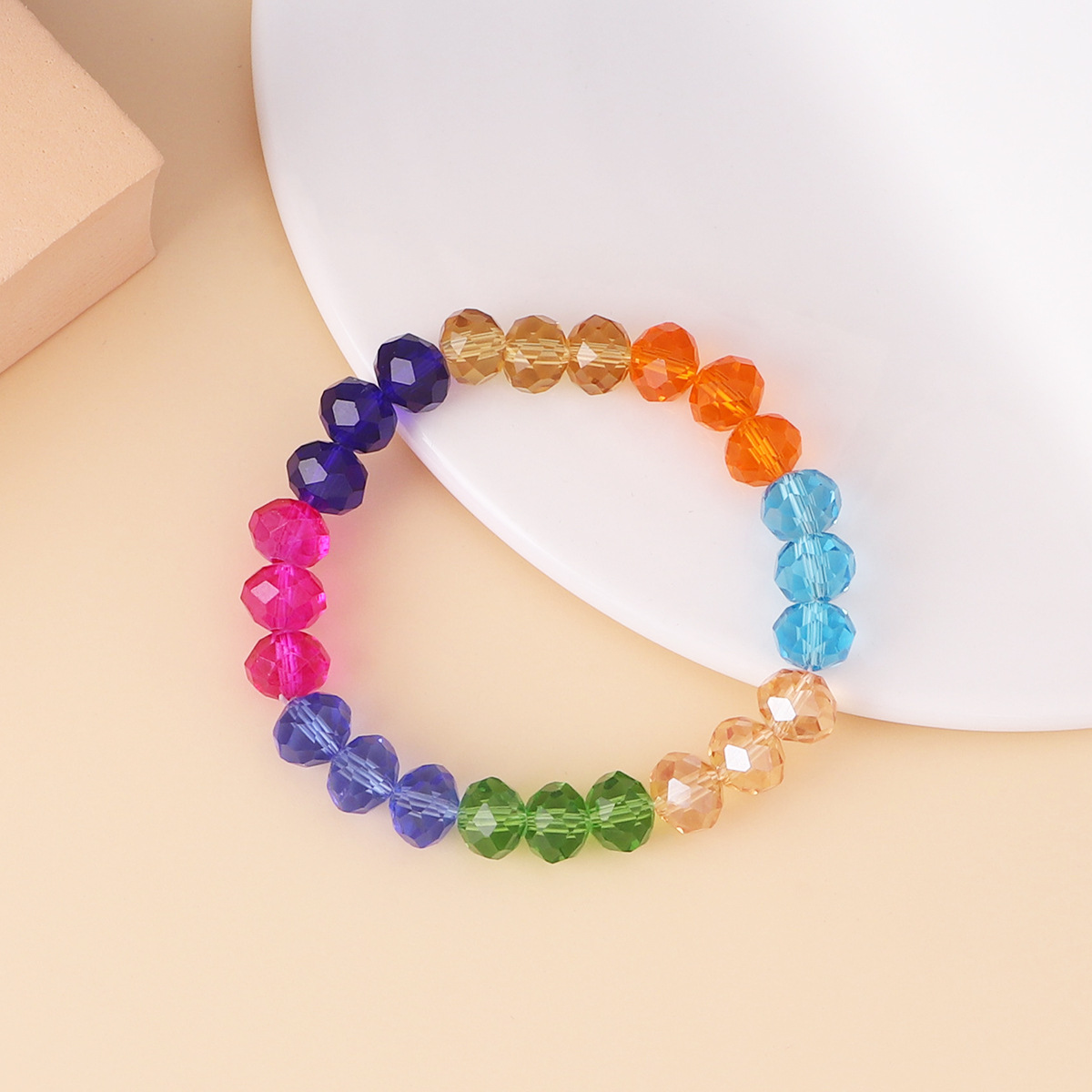 Retro Round Glass Beaded Bracelets