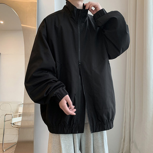 2024 autumn new waterproof assault jacket casual jacket men's Joker loose design sense coat a generation of hair