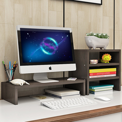 Desk computer height stand monitor office desktop shelf storage laptop pad height base stand bracket