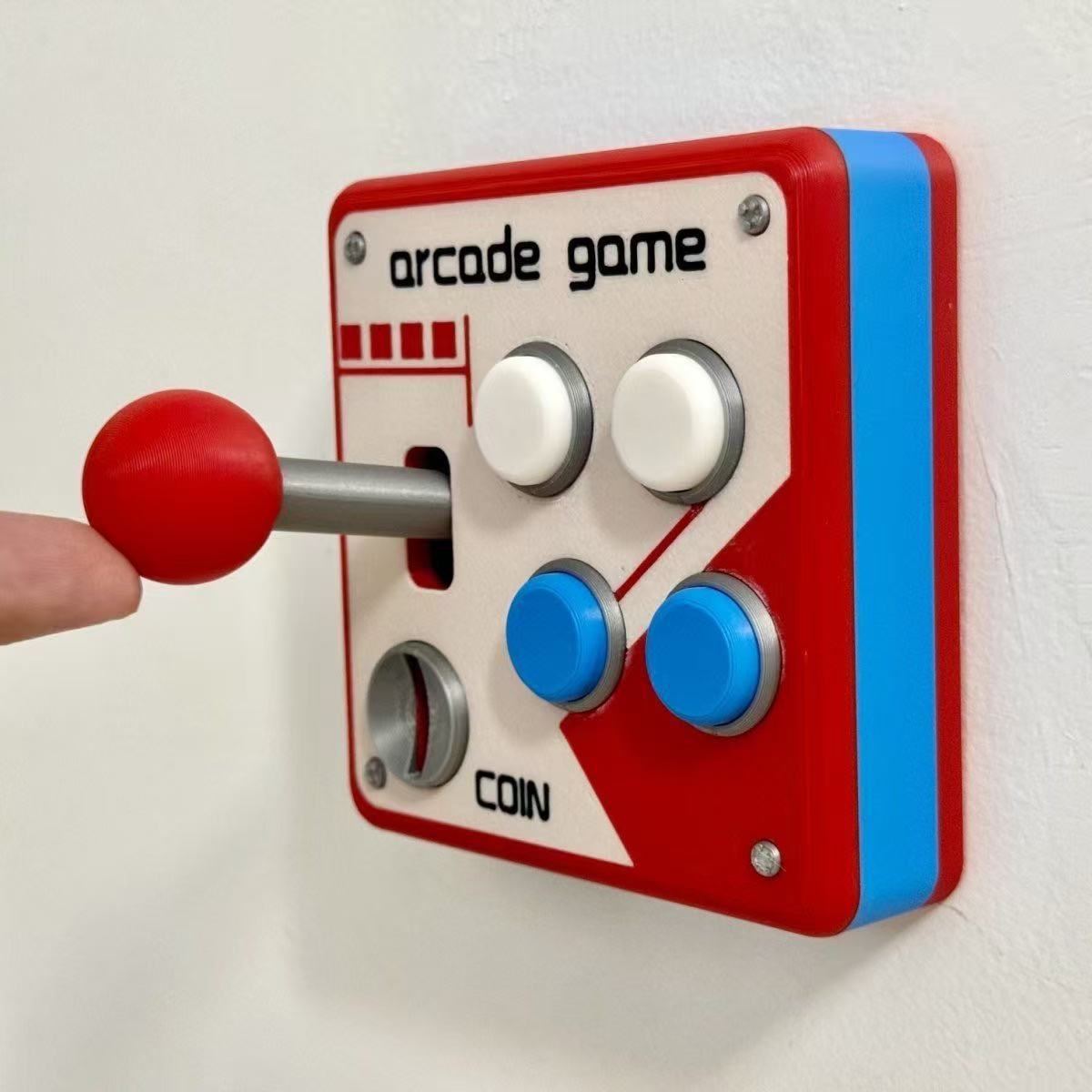 Vintage Arcade Fun 3D-Druck-Schalterpanel-Dekoration - Kippschalter_voghion.com