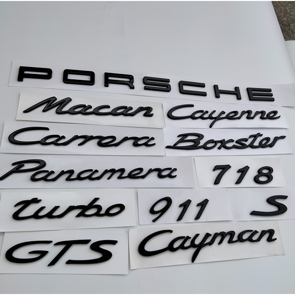 New Porsche Panamera car emblem, Panamera rear tail with English GTS lettering, 4S modification, Panamera Turbo