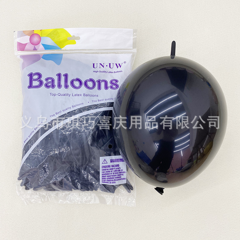 Globos con Cola de 10 Pulgadas para Fiestas, Color Sólido