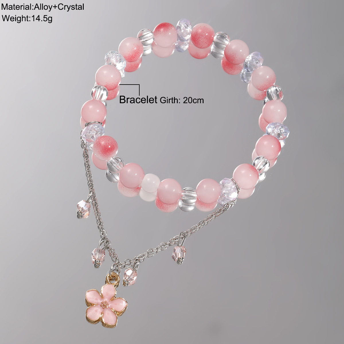 Bracelet de perles papillon style féerique bijoux de luxe_voghion.com