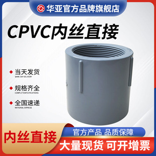 American Standard Cpvc Inner Thread Direct Sch80 Chemical Pipe Fitting Joint Gray High Temperature Resistant Plastic Pipe Fitting Inner Thread Straight