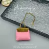 Розовый (золотистая цепочка)