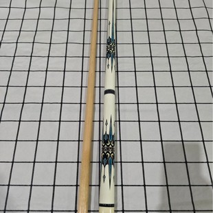 American-Style Fancy Billiard Cue with Large Tip, Two-Piece 1/2 Birch Wood, 13mm Solid Wood Nine-Ball Cross-Border Trade