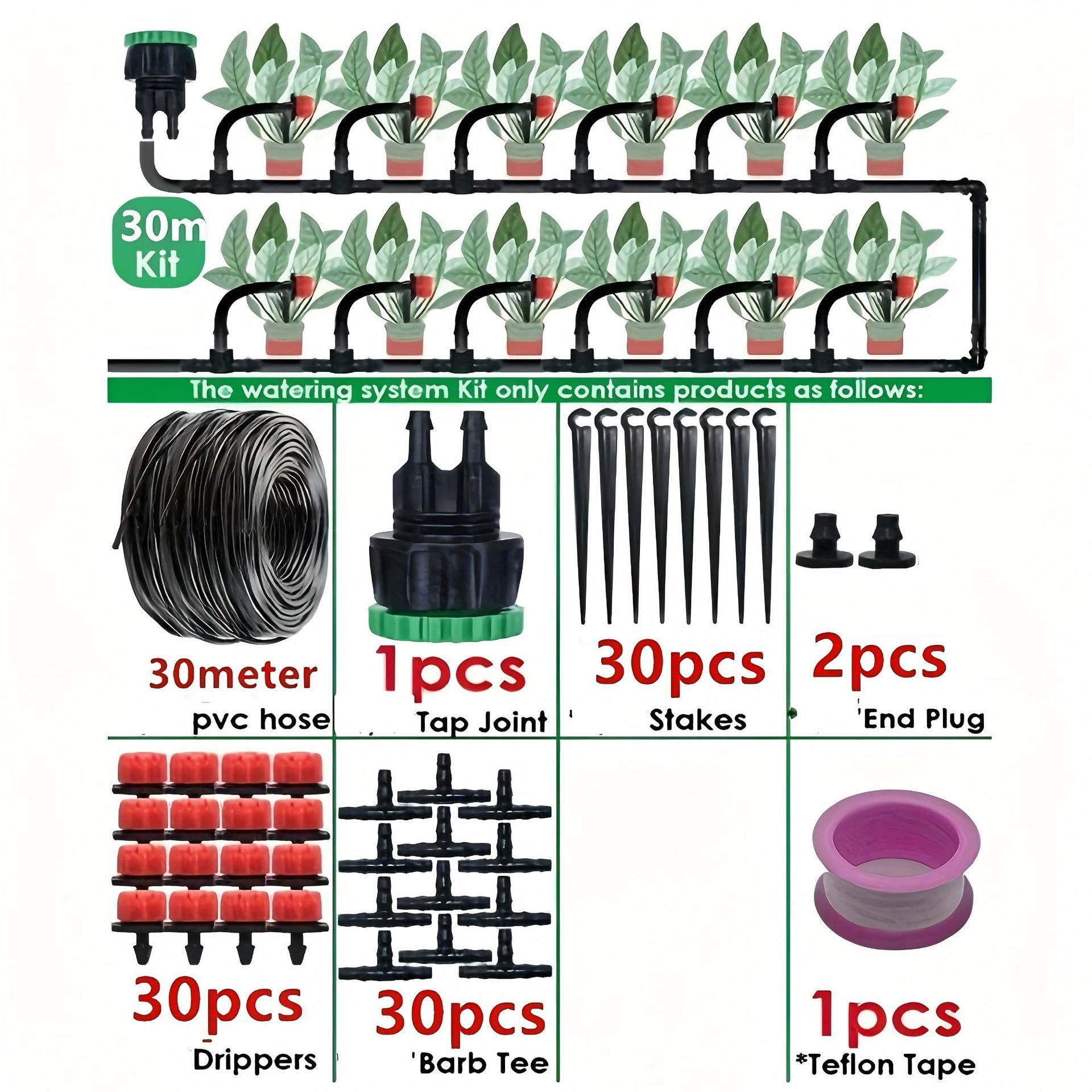 Caperucita roja de 30m.