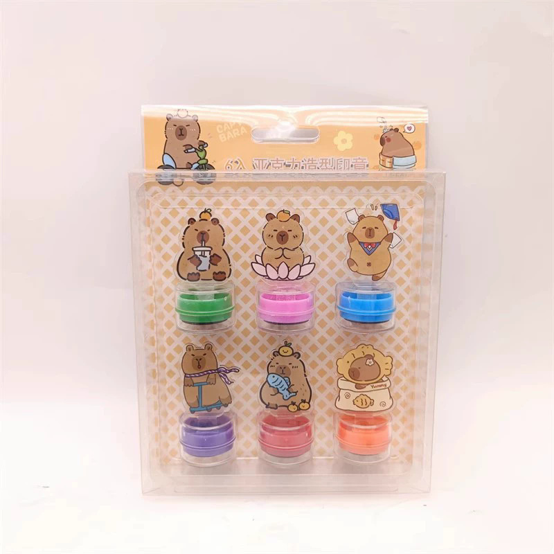 KPBLYZ6 카피발라 아크릴 스탬프 [6개 세트]