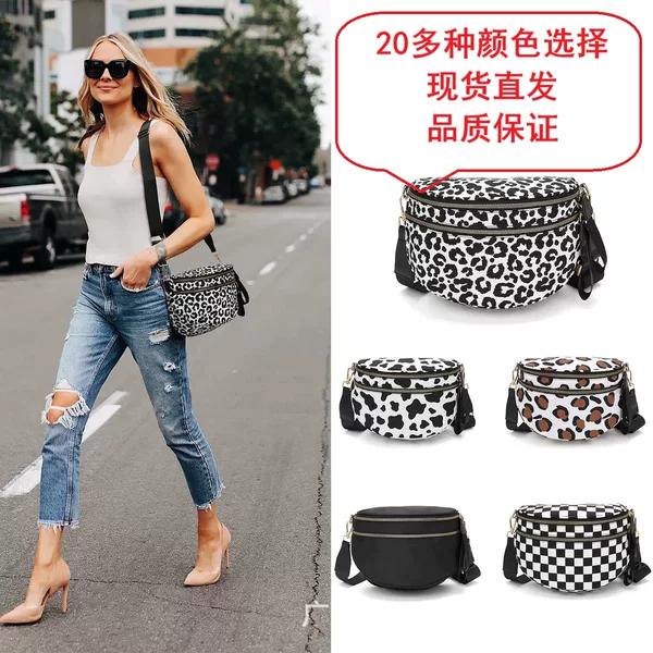 Cross-Border Shoulder Bag for Women, New Trendy Fashion Versatile Oxford Cloth Large Capacity Shell Bag, Lightweight Crossbody Bag