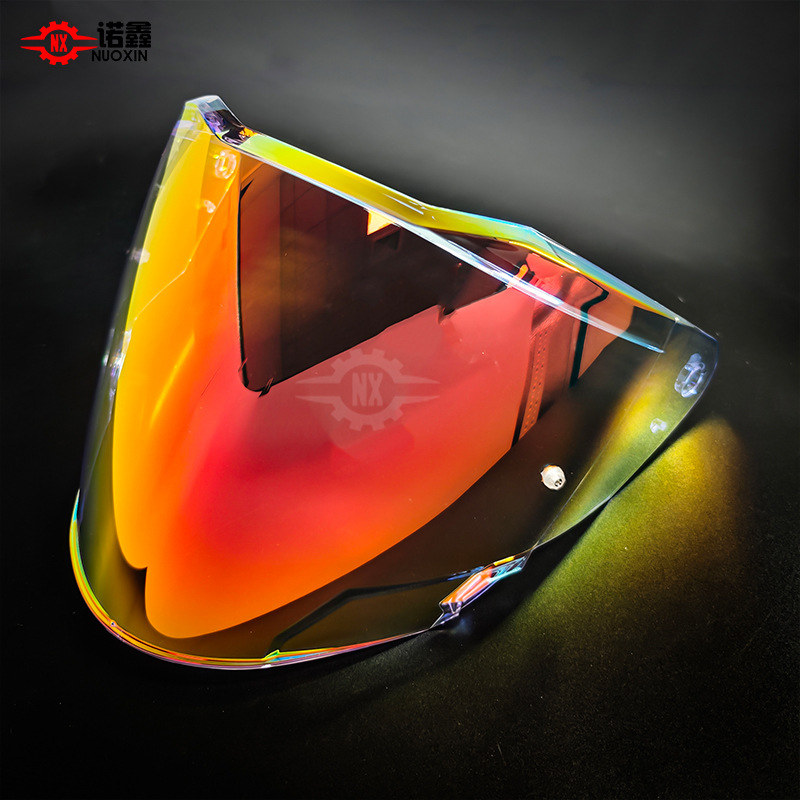 Suitable for Ls2 Of618 Helmet Lens Electroplating Day and Night Universal Color Changing Film Anti-Fog Sticker Motorcycle Accessories