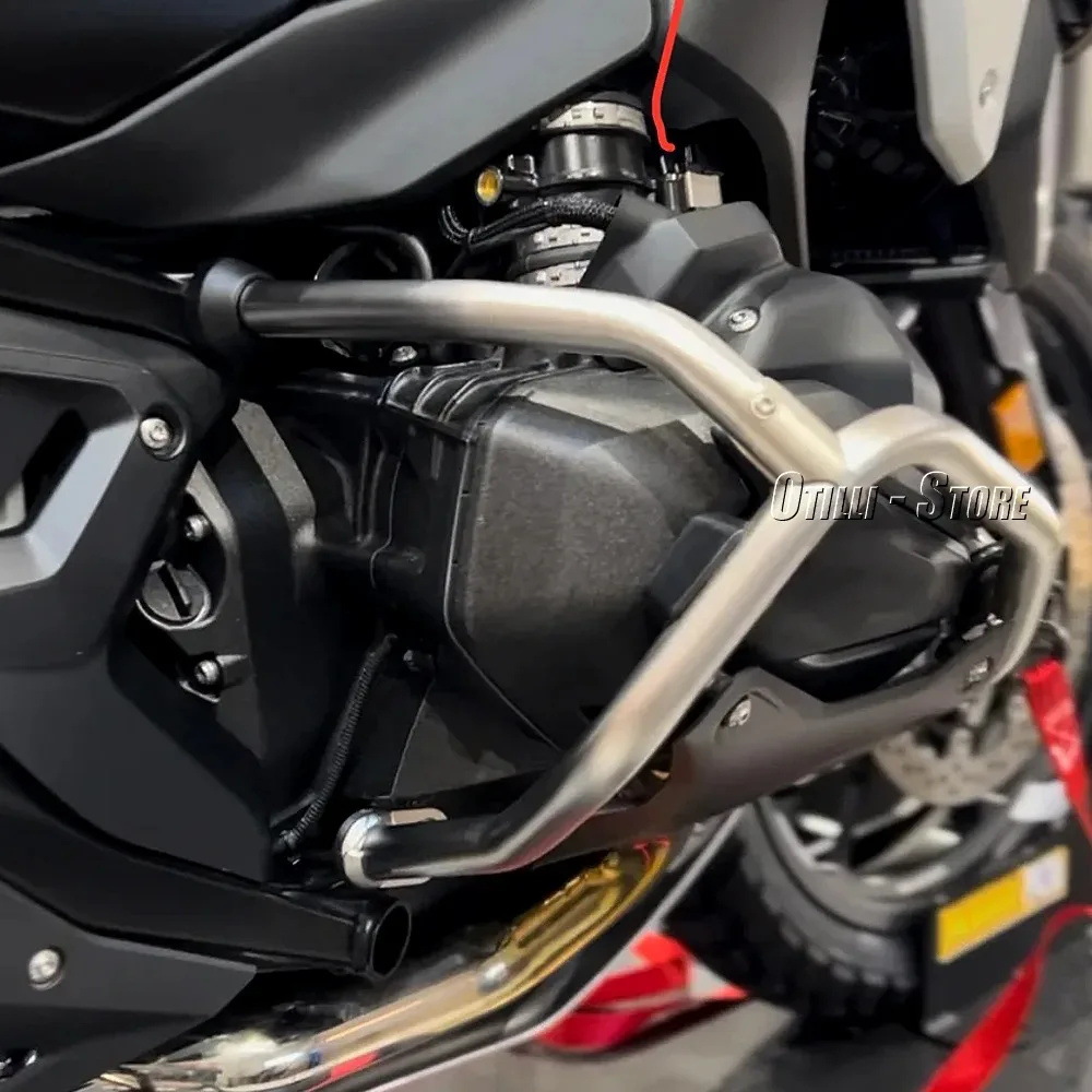 Adecuado para BMW R1300GS 2024 nuevas piezas de motocicleta motor reforzada barra de protección parachoques